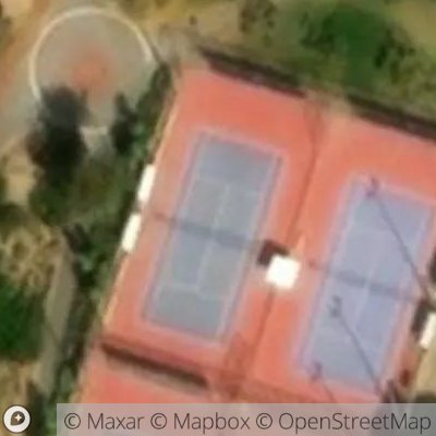 Satellite view of tennis court at HaGolshim, 7777039 Ashdod, South District, Israel