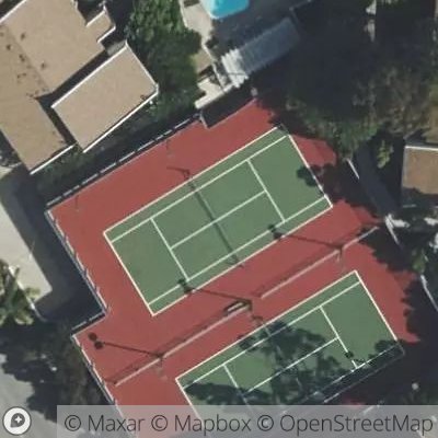 Satellite view of tennis court at El Camino/Prospect Avenue, 90277 Redondo Beach, California, United States