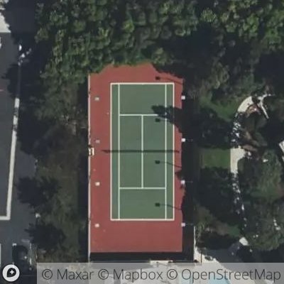 Satellite view of tennis court at 5340 West 190th Street, 90503 Torrance, California, United States