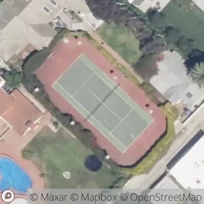 Satellite view of tennis court at Marguerita Place, 90402 Santa Monica, California, United States