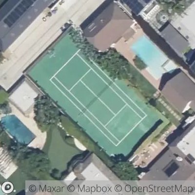 Satellite view of tennis court at 7th Street, 90402 Santa Monica, California, United States