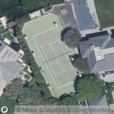 Satellite view of tennis court at Woodacres Road, 90402 Santa Monica, California, United States