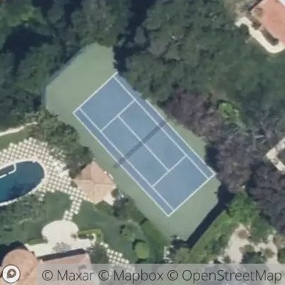Satellite view of tennis court at San Vicente Boulevard, 90402 Santa Monica, California, United States
