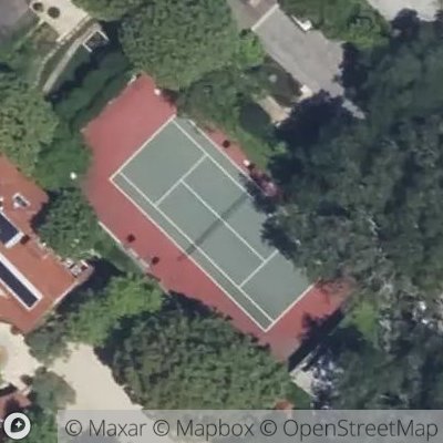 Satellite view of tennis court at San Vicente Boulevard, 90402 Santa Monica, California, United States