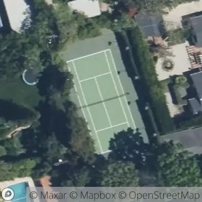 Satellite view of tennis court at Saltair Terrace, 90073 Los Angeles, California, United States