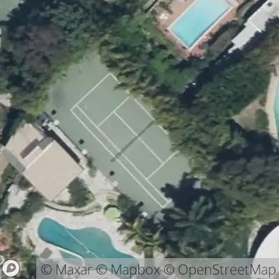Satellite view of tennis court at Lorna Lane, 90073 Los Angeles, California, United States