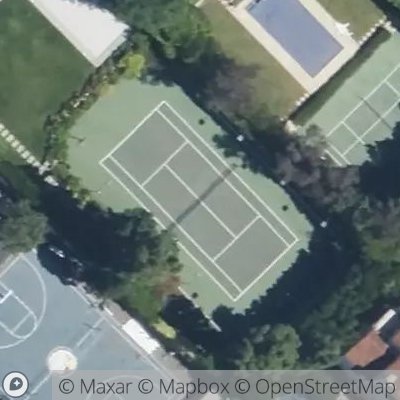Satellite view of tennis court at Brentwood Heights, 90049 Los Angeles, California, United States