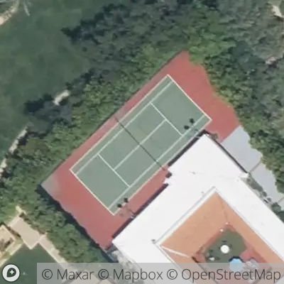 Satellite view of tennis court at Westgate Heights, 90049 Los Angeles, California, United States
