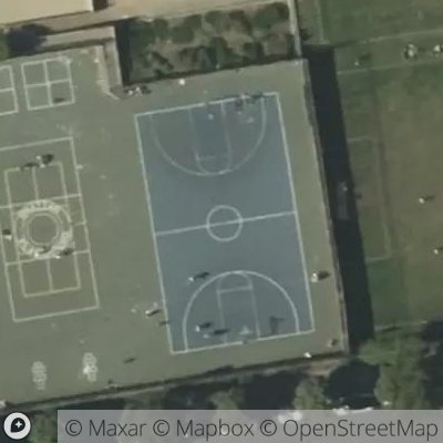 Basketball court at Grattan Playground, San Francisco, California, United States