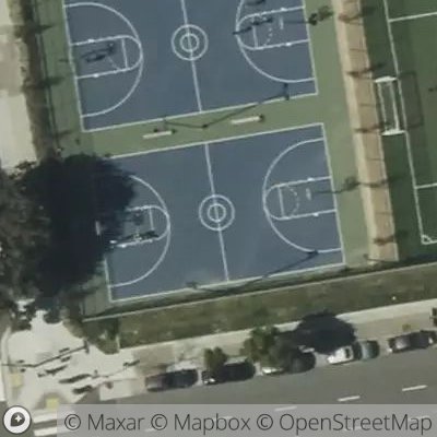 Basketball court at Golden Gate Avenue, 95115 San Francisco, California, United States