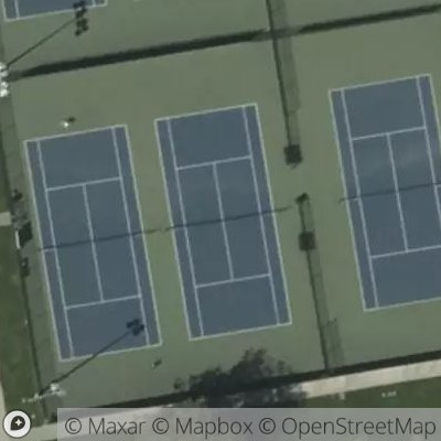 Satellite view of tennis court at 2814 Mabel Street, Berkeley, California 94702, United States