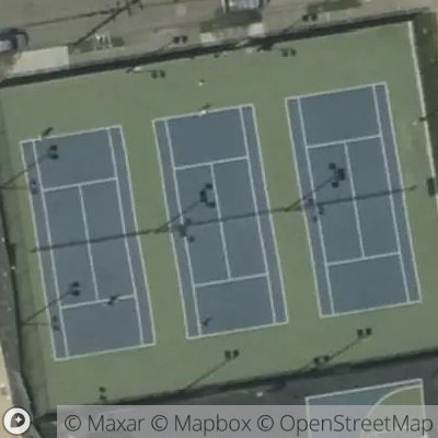 Satellite view of tennis court at 1811b Oregon Street, Berkeley, California 94703, United States