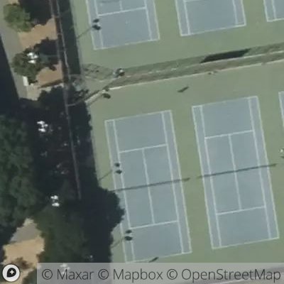 Satellite view of tennis court at 2651 Bancroft Way, Berkeley, California 94720, United States