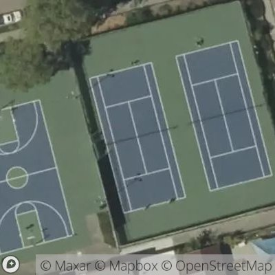 Satellite view of tennis court at 1720 Eighth Street, Berkeley, California 94710, United States