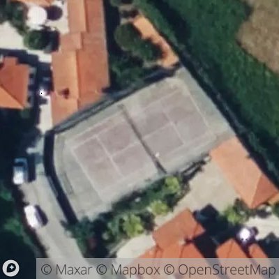 Satellite view of tennis court at Rua Dos Barreiros 1, 4520-614 São João de Ver, Aveiro, Portugal