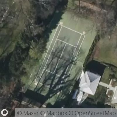 Satellite view of tennis court at 5 Martin Road, 10580 Rye, New York, United States