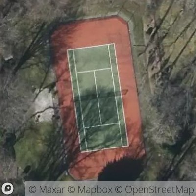 Satellite view of tennis court at 38 Century Trail, 10528 Harrison, New York, United States
