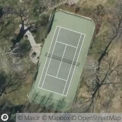 Satellite view of tennis court at 222 Union Avenue, 10528 Harrison, New York, United States