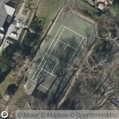 Satellite view of tennis court at 8 Boxwood Lane, 10580 Harrison, New York, United States