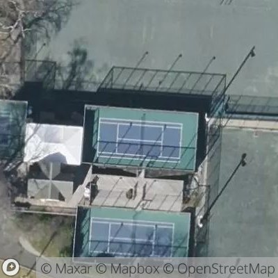 Satellite view of tennis court at 105 Highland Road, 10580 Rye, New York, United States