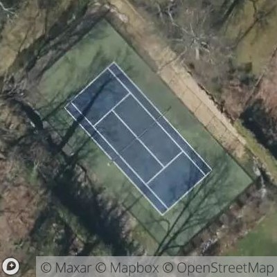 Satellite view of tennis court at 41 Stratford Road, 10528 Harrison, New York, United States