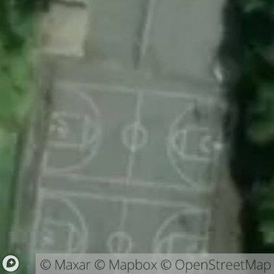 Basketball court at 3. Kolordu Yenilevent Lojmanları, Beşiktaş, Istanbul, Turkey