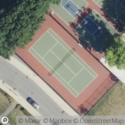 Satellite view of tennis court at 37 Dubois Street, Roxbury, Massachusetts 02119, United States