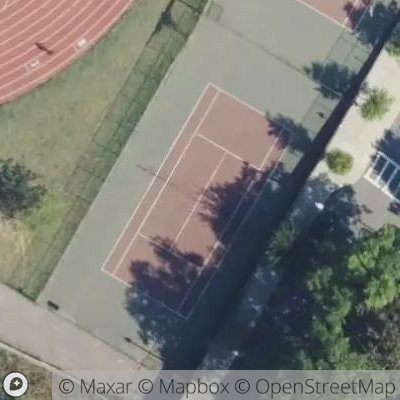 Satellite view of tennis court at 134 Madison Park Court, Roxbury, Massachusetts 02120, United States