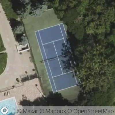 Satellite view of tennis court at 296 Highway 7, Richmond Hill, Ontario L4B 1A5, Canada