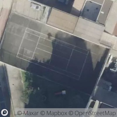 Satellite view of tennis court at Viale Stelvio 5, 20159 Milano Milan, Italy