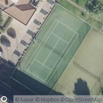 Satellite view of tennis court at Via Giovanni Pontano 15, 20127 Milano Milan, Italy