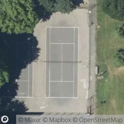 Satellite view of tennis court at 1808 Southeast Belmont Street, 97214 Portland, Oregon, United States