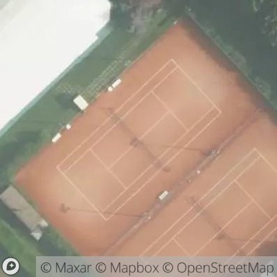 Satellite view of tennis court at Via De Coubertin 3a, 23848 Oggiono Lecco, Italy
