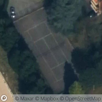 Satellite view of tennis court at Via Vodice 10, 22100 Como Como, Italy
