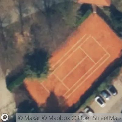 Satellite view of tennis court at Via Filippetta 166, 23852 Garlate Lecco, Italy