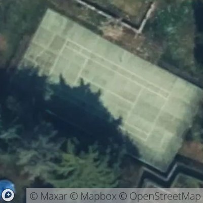Satellite view of tennis court at Via Santa Maddalena Di Canossa 8, 22030 Eupilio Como, Italy
