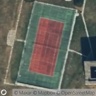 Satellite view of tennis court at Via San Vincenzo 7, 22030 Eupilio Como, Italy