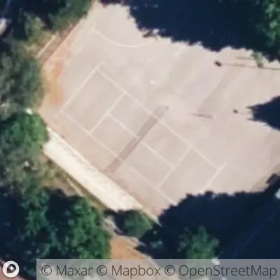 Satellite view of tennis court at Via Selvetta 3, 23864 Malgrate Lecco, Italy