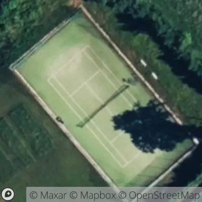 Satellite view of tennis court at Via Valpozza 23, 23900 Lecco Lecco, Italy