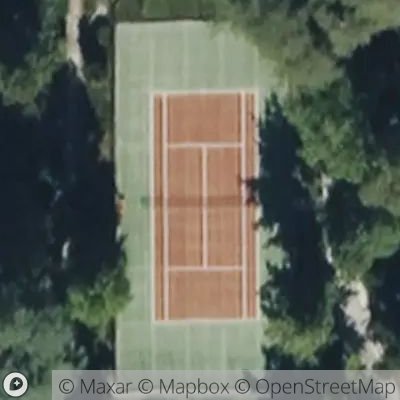 Satellite view of tennis court at Piazza Della Chiesa 16, 22021 Bellagio Como, Italy
