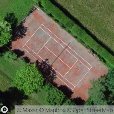 Satellite view of tennis court at Route Du Village 1a, 1195 Bursinel, Switzerland