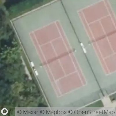 Satellite view of tennis court at Duplex A86, 92420 Vaucresson, France