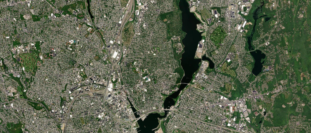 Satellite view of the Providence scan area