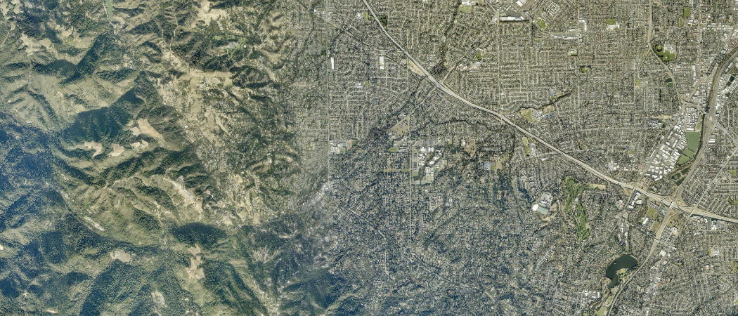 Satellite view of the Saratoga scan area